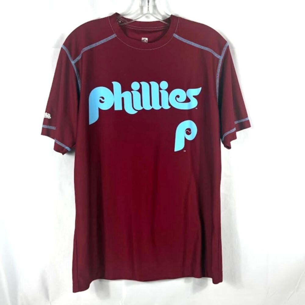 Philadelphia Philles M T-Shirt Jersey Stitches Cooperstown Collection MLB
